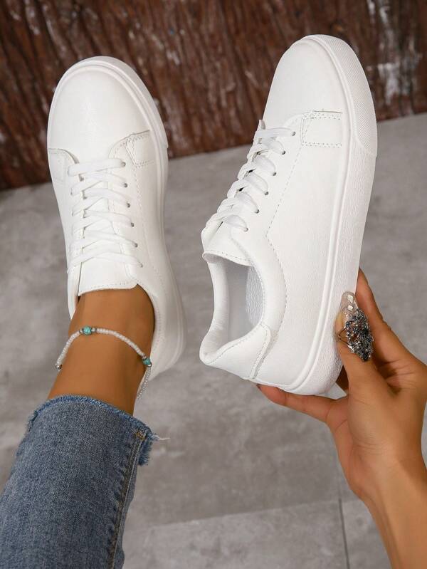Linda | Soft White Sneakers