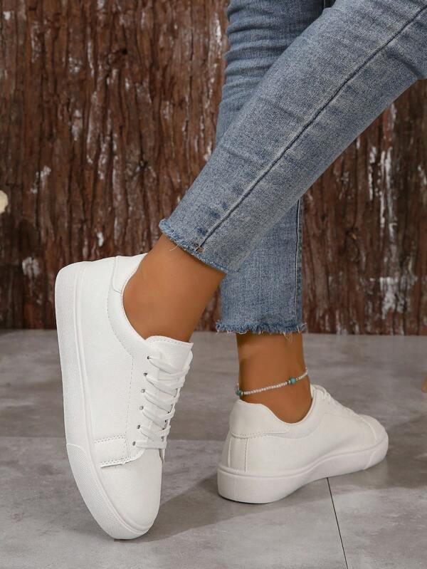 Linda | Soft White Sneakers