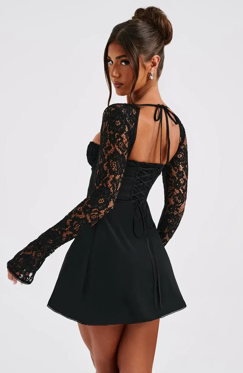 Louise | Satin Mini Dress