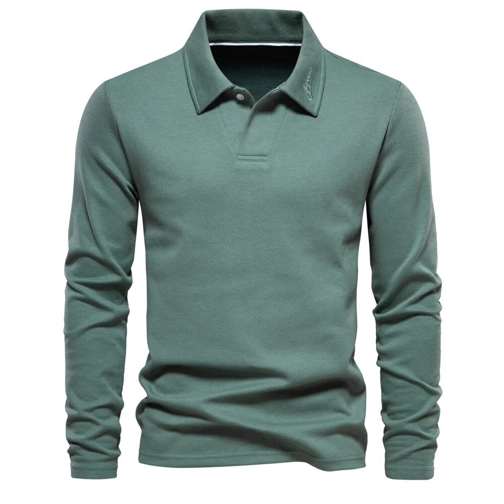 DALTON | LONG-SLEEVE POLO SHIRT