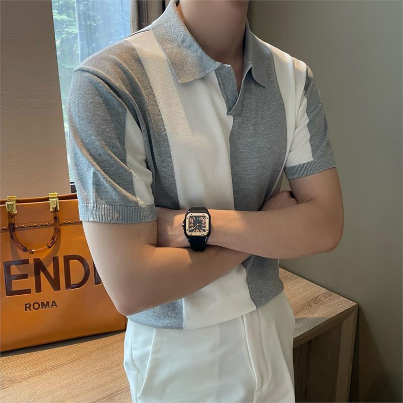 Nico | Trendy Striped Polo Shirt