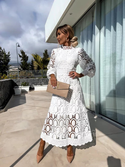 Rose | Stylish French Lace Dress