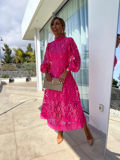 Rose | Stylish French Lace Dress